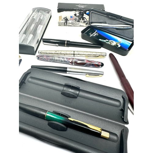 489 - selection of vintage & later fountain pens etc