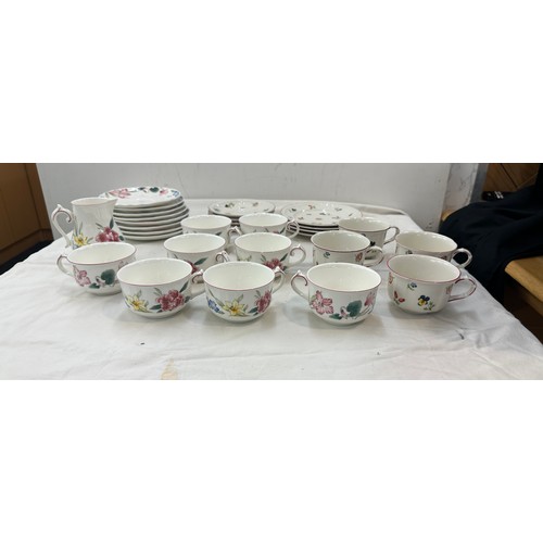 149 - 2 Part tea sets includes Villeroy and Boch Flora Bella and 1748