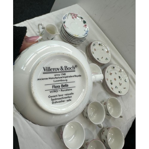 149 - 2 Part tea sets includes Villeroy and Boch Flora Bella and 1748