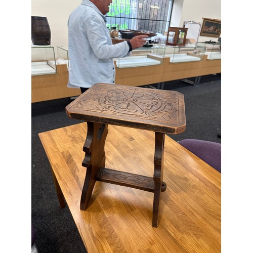 276A - Vintage stool/ prayer table