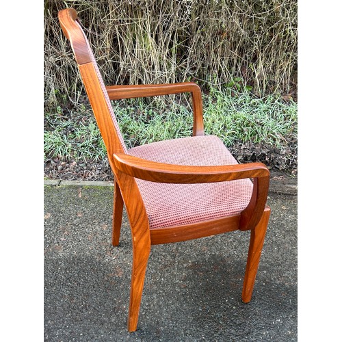 339 - Pair Nathan teak carver chairs