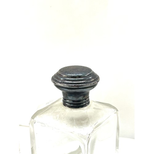 398 - Vintage silver topped scent bottles, silver weight 19grams