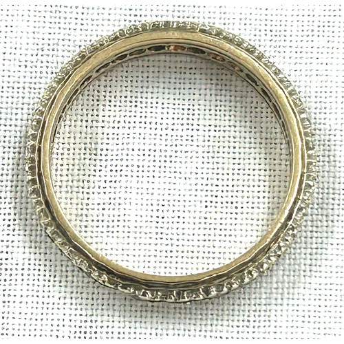 379 - Vintage 9ct eternity ring UK size approx N