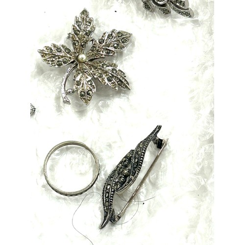 407 - Selection of marcasite jewellery