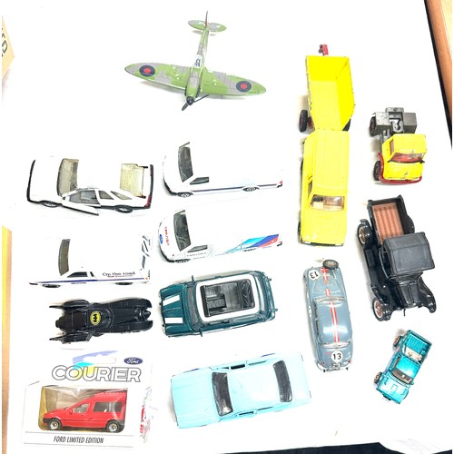 57 - Selection of vintage toy cars and planes