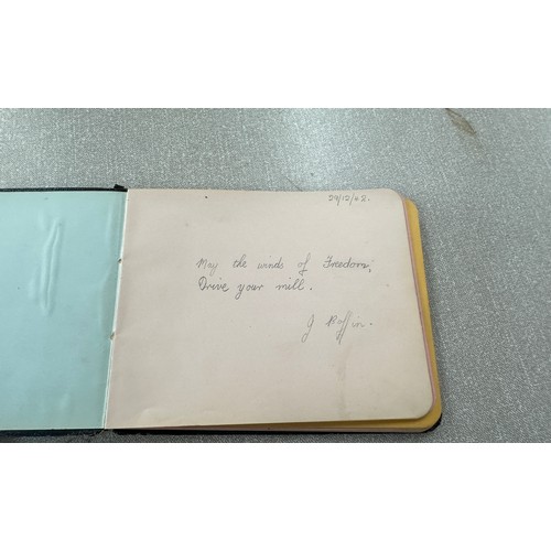 443 - Vintage 1940s/50s autograph book