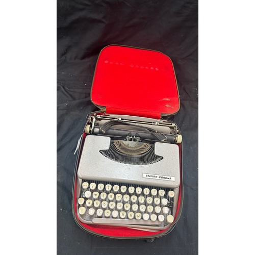 148 - Empire Corona vintage portable typewriter