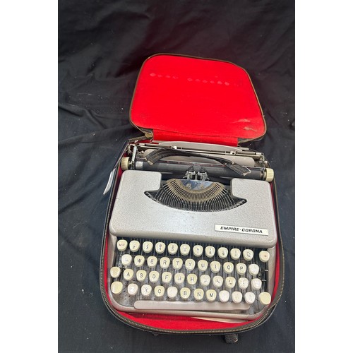 148 - Empire Corona vintage portable typewriter
