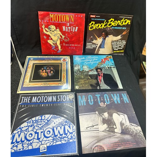 21 - Selection of motown LP's to include Brook Benton, The Jacksons etc