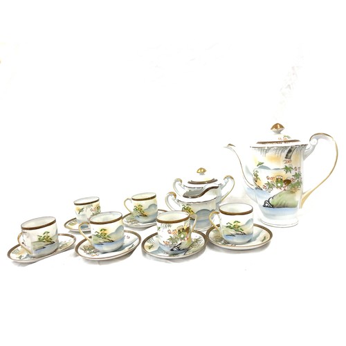 31 - 9 Place setting Japanese hand painted coffee set