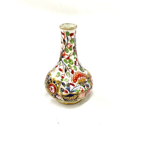 342 - Early Royal Crown Derby Miniature rose Vase, height 4 inches