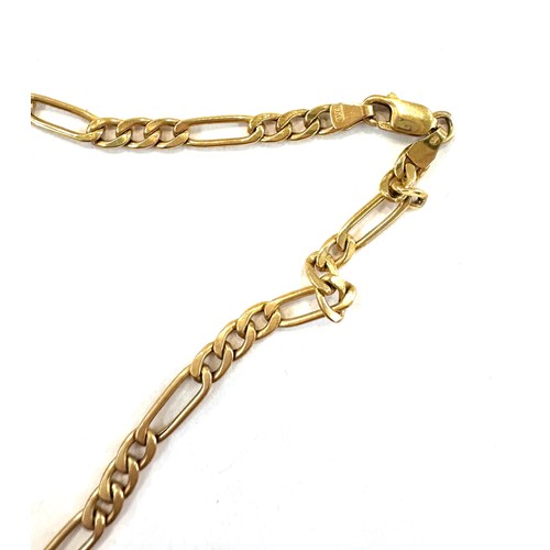 399 - Hallmarked Walker and Hall 9ct gold ladies chain and bracelet set, total weight 8g