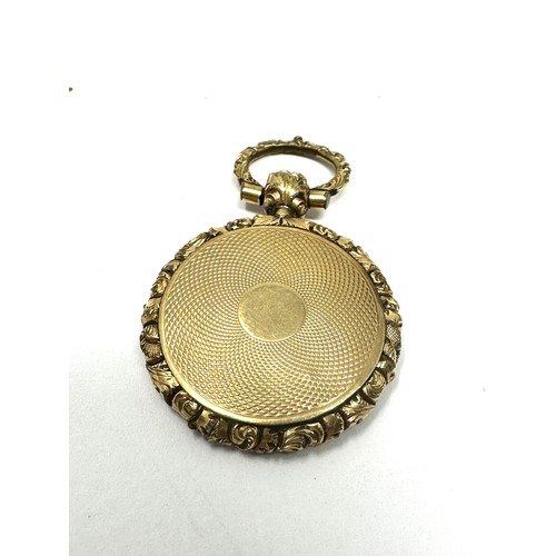 90 - Antique gold  locket (6.4g)