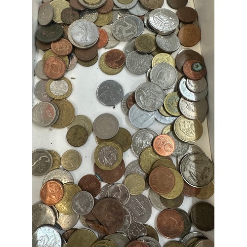 501 - Large selection of assorted coins and bank notes