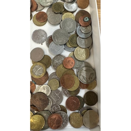 501 - Large selection of assorted coins and bank notes