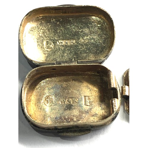 554 - Georgian silver vinaigrette