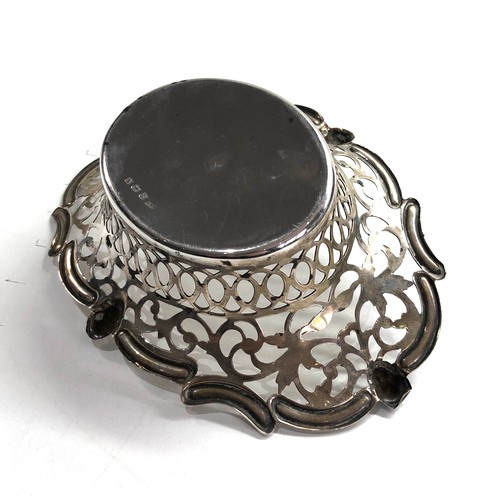 441 - Vintage silver sweet dish weight 46g