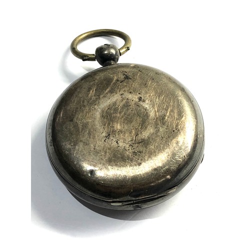 475 - Antique open face pocket watch, untested