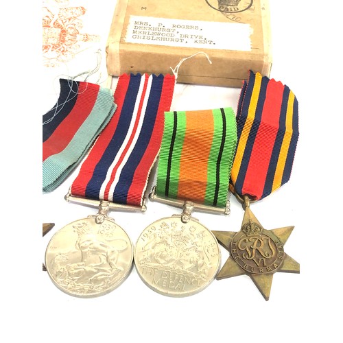 462 - Boxed ww2 medals