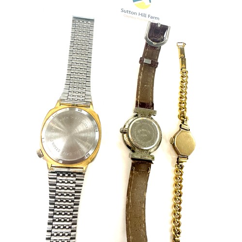 485 - three vintage and later wrist watches