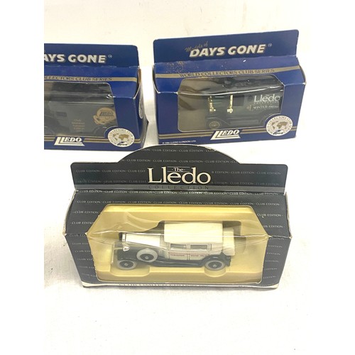 399 - 5 LLedo vintage boxed toy cars to include winter collection 1987/88 and club spring edition 1989