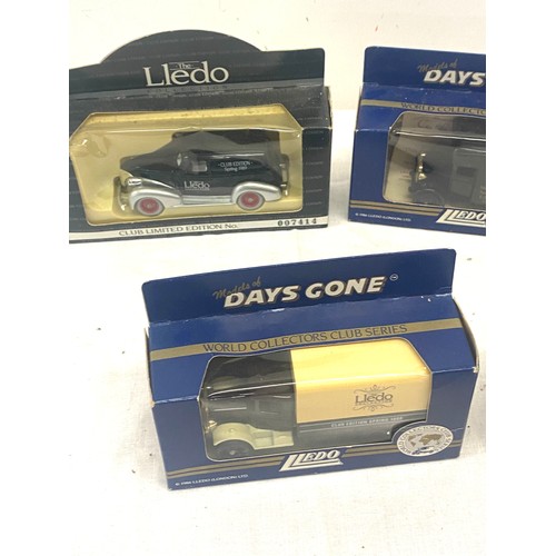 399 - 5 LLedo vintage boxed toy cars to include winter collection 1987/88 and club spring edition 1989