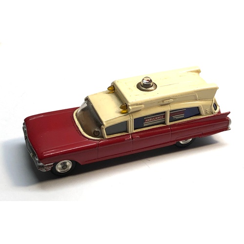 392 - Original boxed corgi 437 superior ambulance on cadillac chassis as shown condition