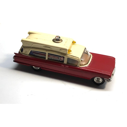 392 - Original boxed corgi 437 superior ambulance on cadillac chassis as shown condition