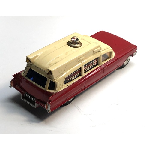 392 - Original boxed corgi 437 superior ambulance on cadillac chassis as shown condition