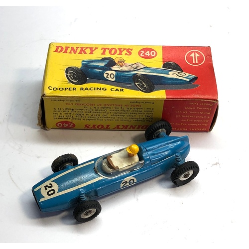 394 - Original boxed dinky cooper racing car as shown condition