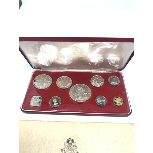 505 - 1973 Commonwealth of the bahama island proof coin set bu franklin mint