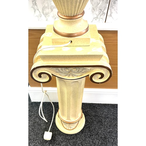 186 - Lamp on a pedestal height 55 inches tall