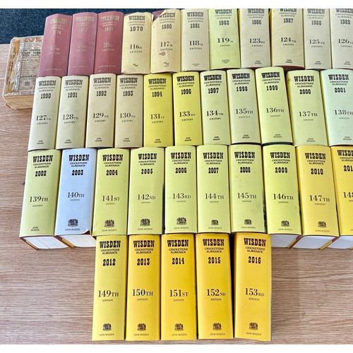 171 - Selection of Wisden Cricketers Almanack books to include the following years: 1933, 1976 - 1982, 198... 