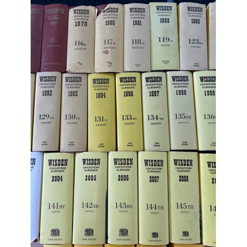 171 - Selection of Wisden Cricketers Almanack books to include the following years: 1933, 1976 - 1982, 198... 