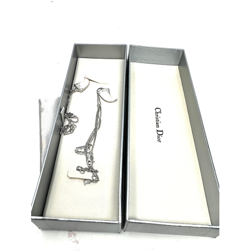 443 - Boxed Christian dior costume claw necklace & bracelet