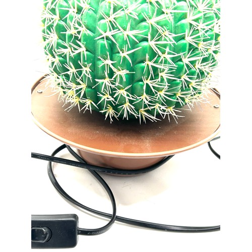 93 - Vintage cactus, multicoloured lamp, working order