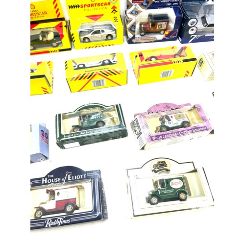 31 - Selection of boxed diecast cars to include Shell collection, Corgi James Bond etc