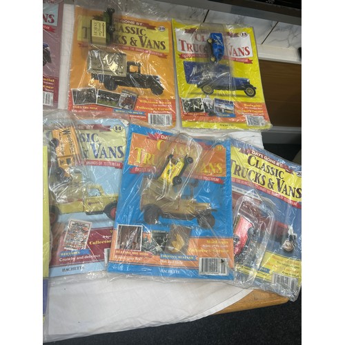 137 - Selection of 19 Days gone by Classic trucks and vans magazines and models