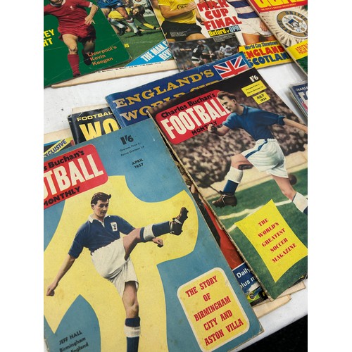 52 - Quantity of Shoot vintage magazines, goal, world cup football etc