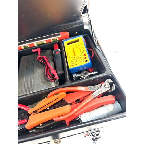 225 - Large black case with an assortment of tools