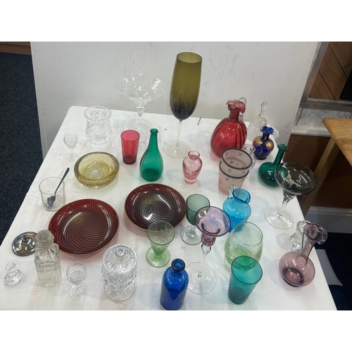 238 - Large selection of mixed glasses