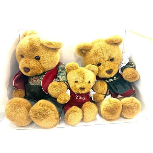 66 - Boxed set of 3 teddy bears, Teddy Bear Family