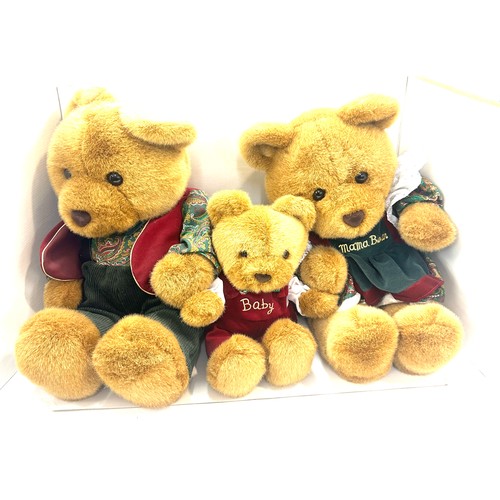 66 - Boxed set of 3 teddy bears, Teddy Bear Family