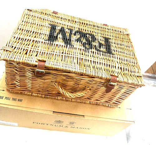 23 - Fortnum and mason wicker basket in original box