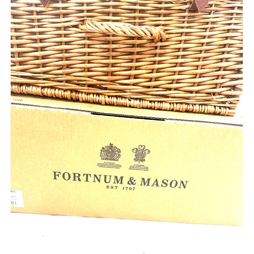 23 - Fortnum and mason wicker basket in original box