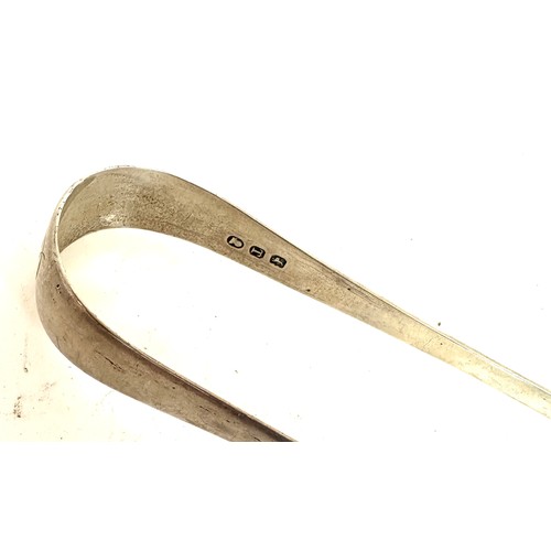 433 - 1814 Georgian tongs and sterling ice tongs