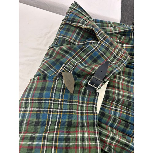 221 - The Tartan shop, mens kilt, Waist 44 inches