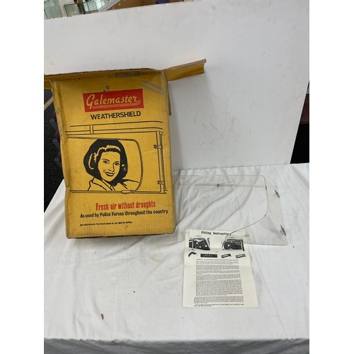 124 - Vintage boxed Galemaster weather shield