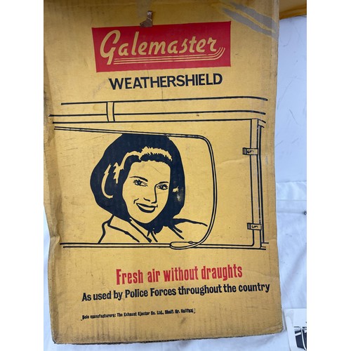 124 - Vintage boxed Galemaster weather shield