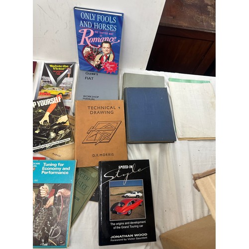 178 - Large selection of vintage and later car books includes auto cars etc